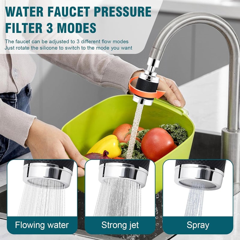 TGuidHand 5 faucet filters - kitchen sink/bathroom sink alternatives - faucet extender PP cotton - strong filter to improve water quality - Image 5